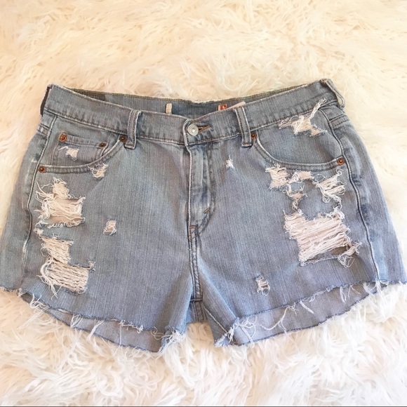 Levi's Pants - Levi’s vintage distressed festival jean shorts